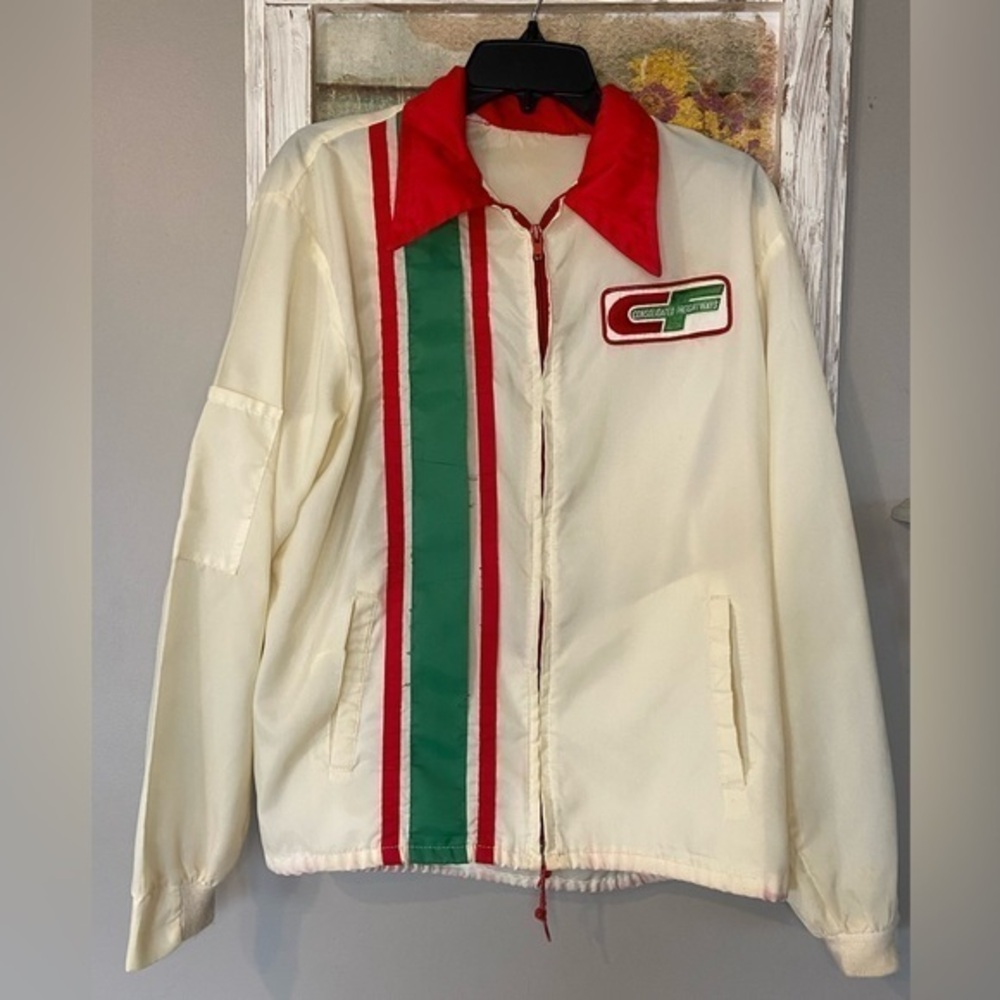 Vintage CF Consolidated Freightways Windbreaker Jacket Full Zip